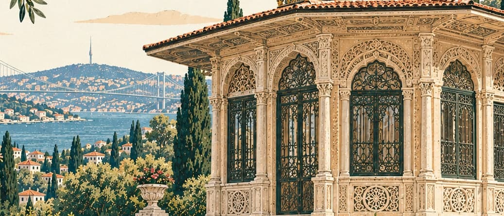 Illustration of Maslak Kasrı, İstanbul