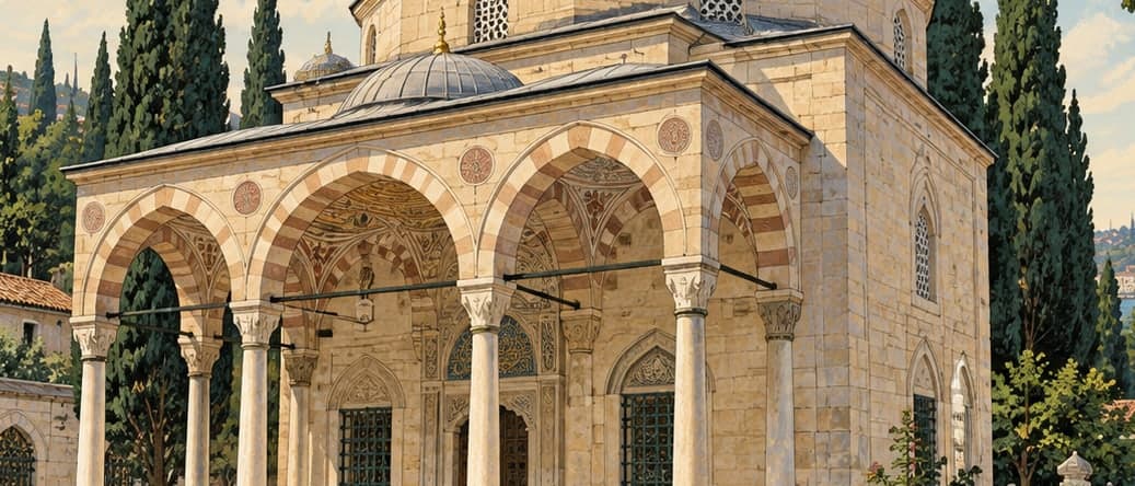 Illustration of Mehmed Ağa Tomb (Habeşi Mehmed Ağa Tomb), İstanbul