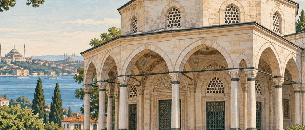 Illustration of Merkez Efendi Tomb, İstanbul