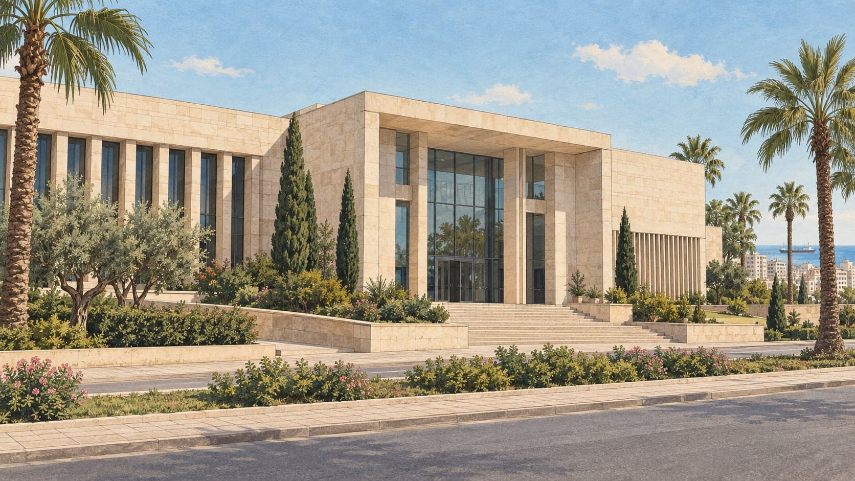 Illustration of Mersin Archaeological Museum, Mersin