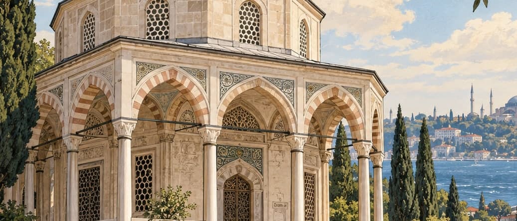 Illustration of Mihrişah Valide Sultan Tomb, İstanbul