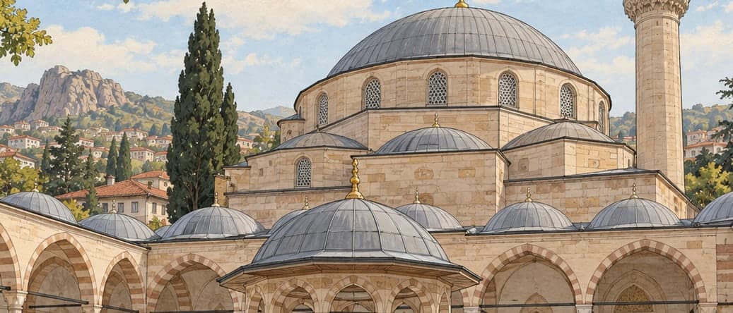 Illustration of Muradi Rabi Great Mosque, Çorum