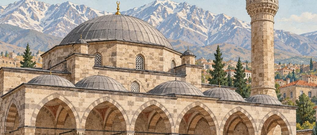Illustration of Murat Paşa Mosque, Erzurum