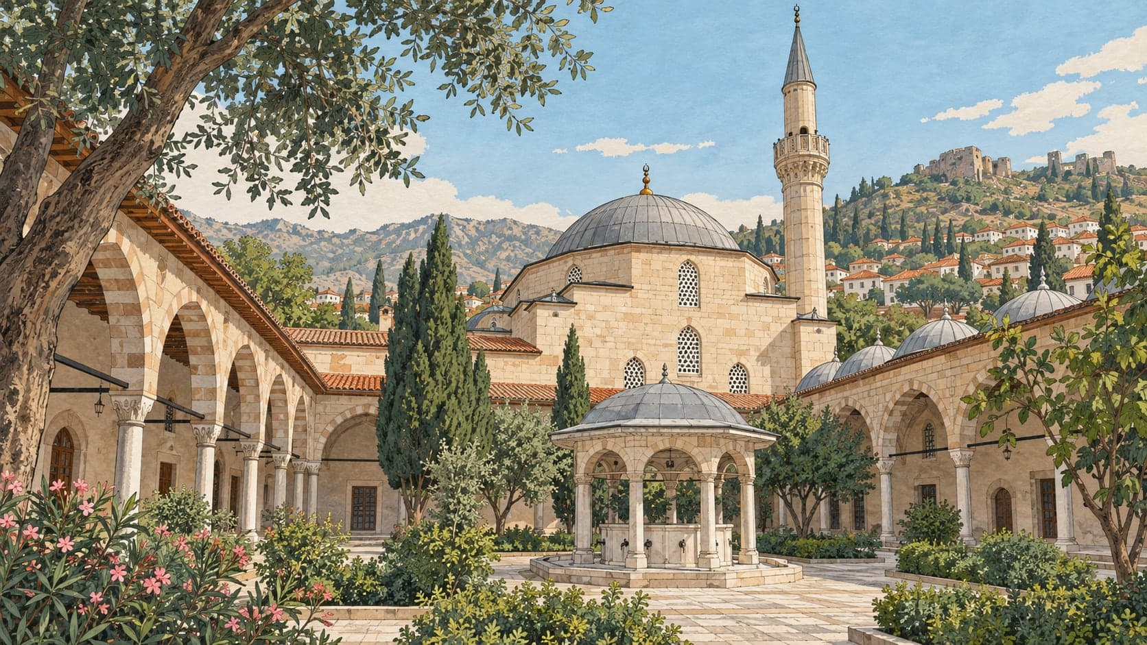 Illustration of Nasuhpaşa Complex, Aydın