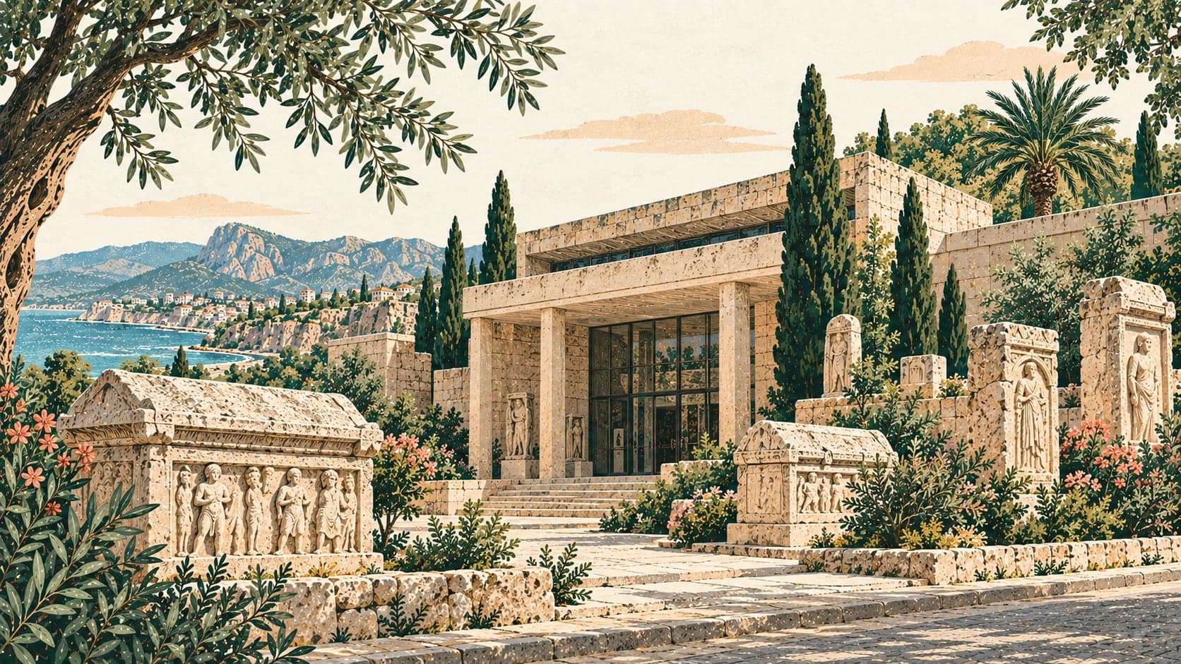 Illustration of Nekropol Müzesi, Antalya