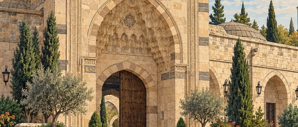 Illustration of Obruk Han Caravanserai Rumi Taste and Scent Museum, Konya