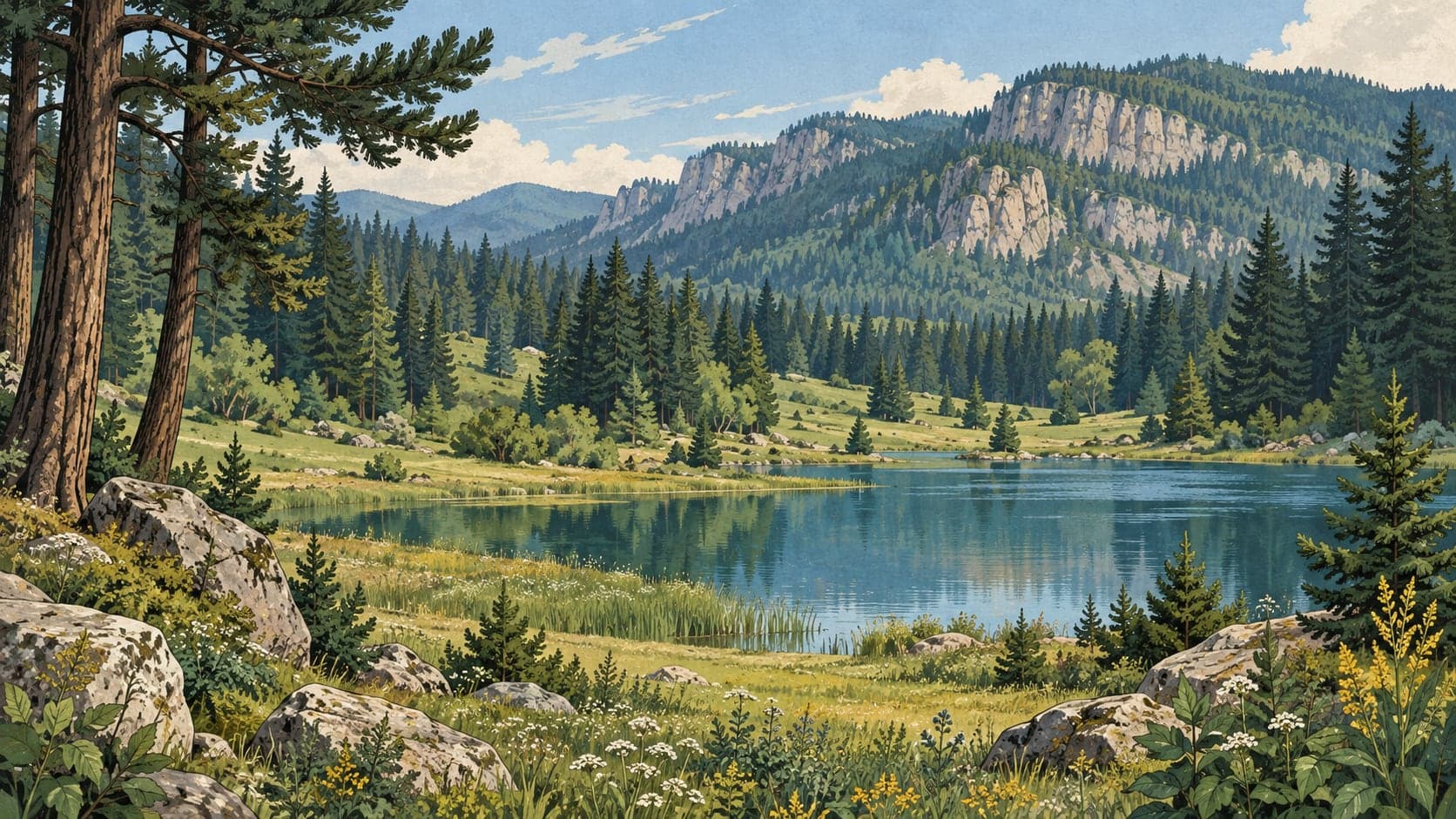 Illustration of Olukbaşı Nature Park, Kastamonu