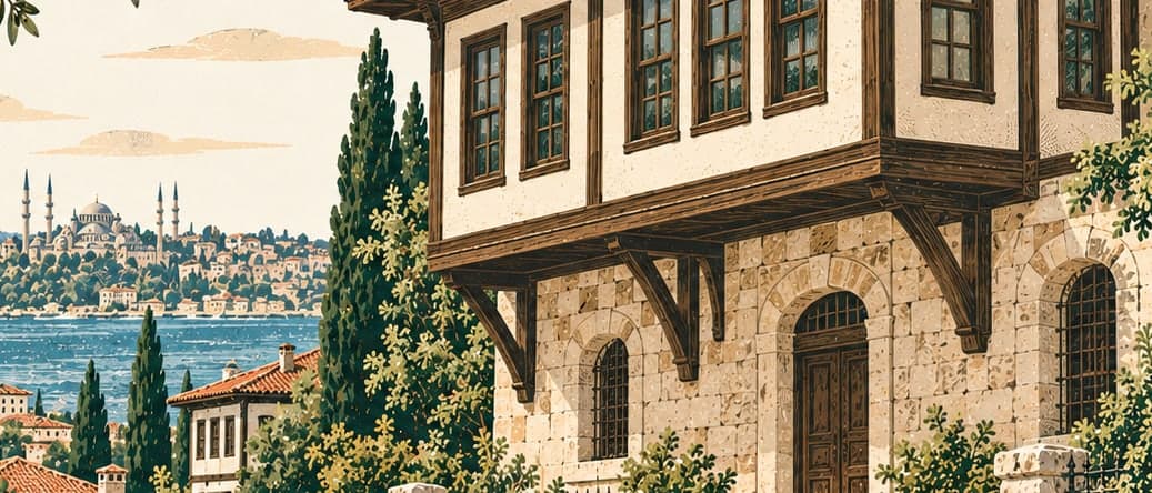 Illustration of Orhan Kemal Museum, İstanbul
