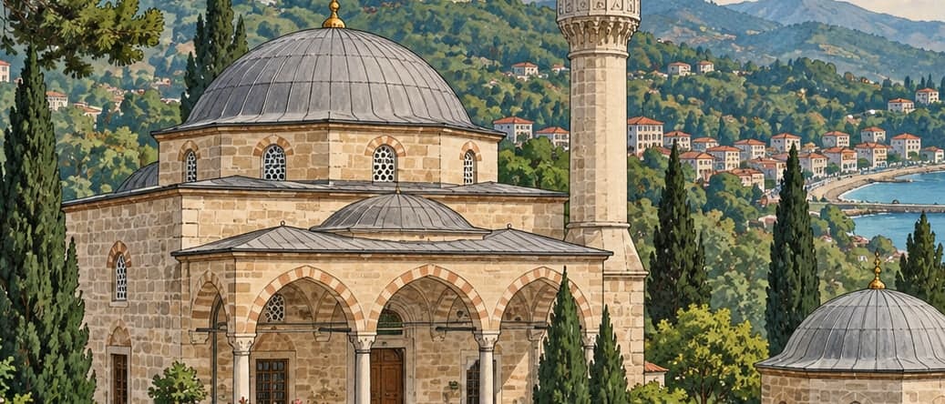 Illustration of Piraziz Şeyh İdris Mosque and Tomb, Giresun