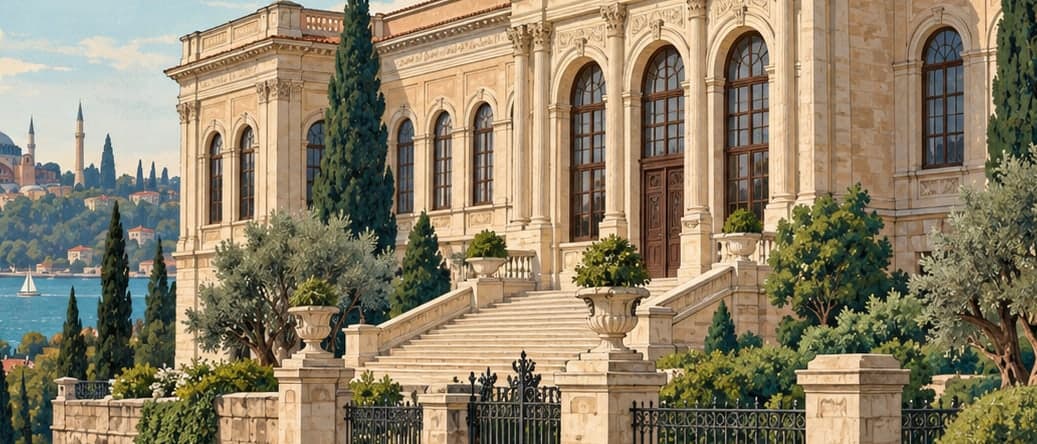 Illustration of Painting Museum, İstanbul