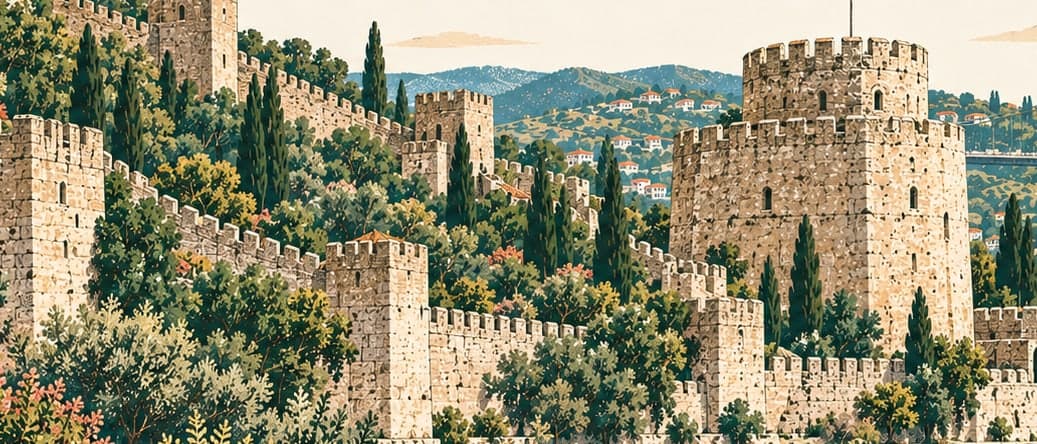 Illustration of Rumeli Hisarı, İstanbul