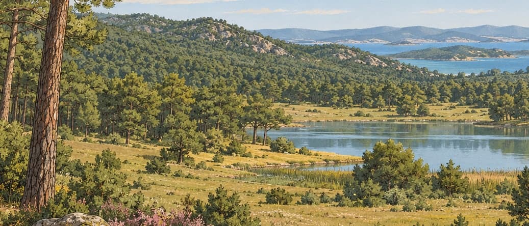 Illustration of Sarımsaklı Nature Park, Balıkesir