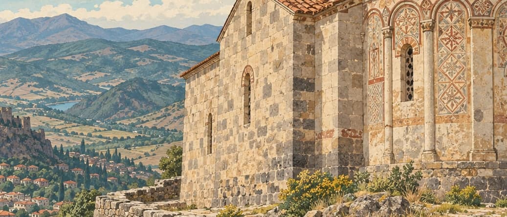 Illustration of Şebinkarahisar Asarcık Church, Giresun