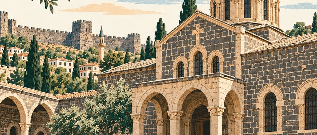 Illustration of Surp Giragos Ermeni Kilisesi, Diyarbakır