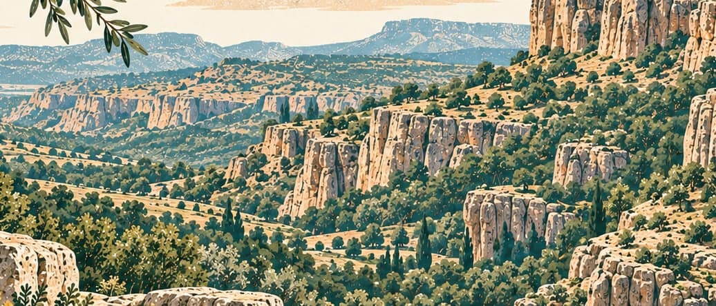 Illustration of Tek Tek Dağları Milli Parkı, Şanlıurfa