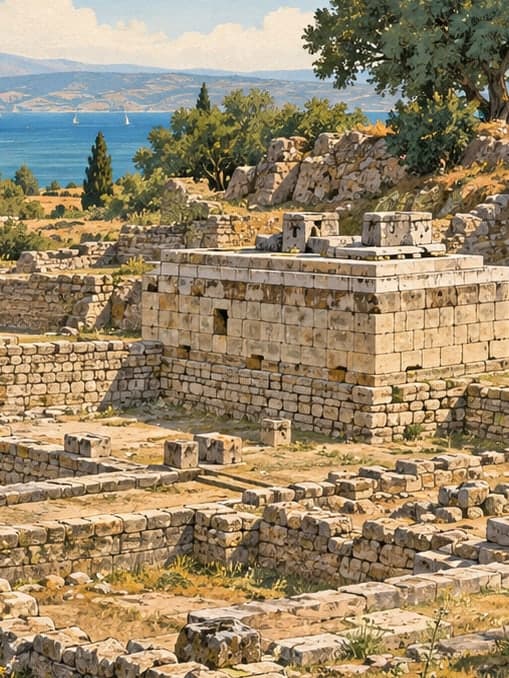 Illustration of Archaeological Site of Troy, Çanakkale