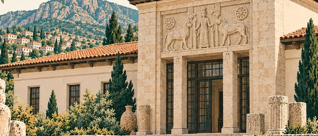 Illustration of Uşak Archaeological Museum, Uşak