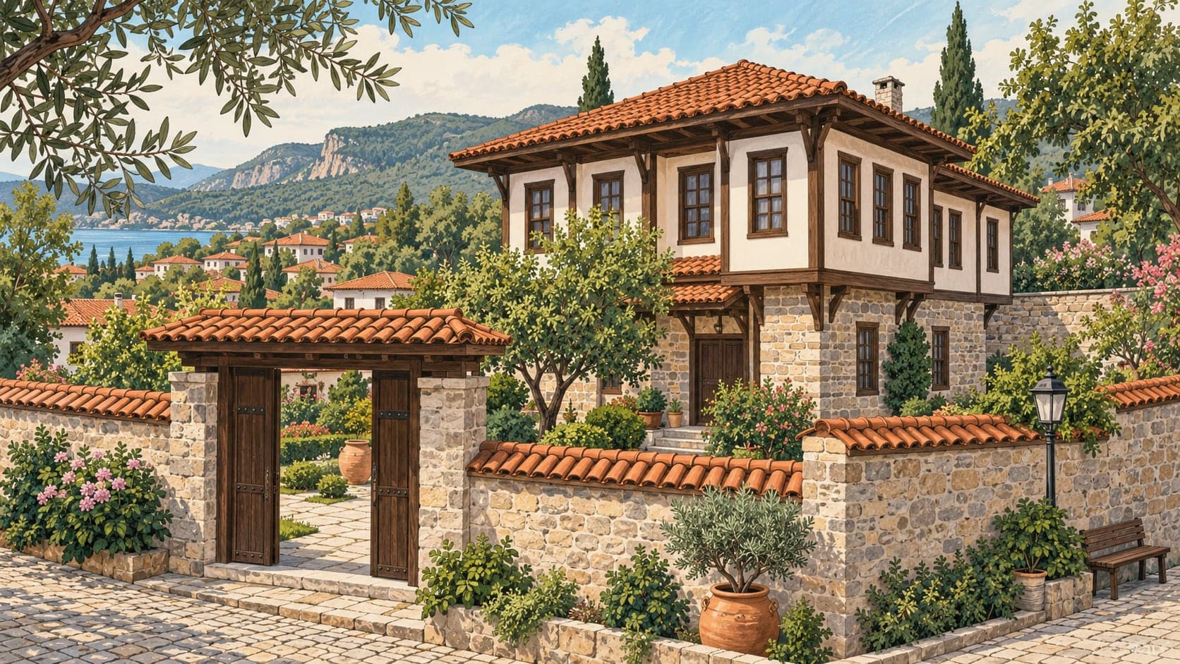 Illustration of Yenice Municipality Türkevi Ethnography Museum, Çanakkale