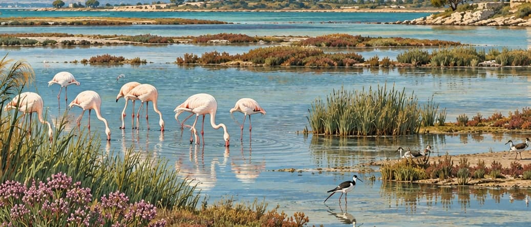 Illustration of Yumurtalık Lagoon Nature Conservation Area, Adana