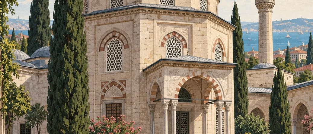 Illustration of Zal Mahmud Paşa Tomb, İstanbul