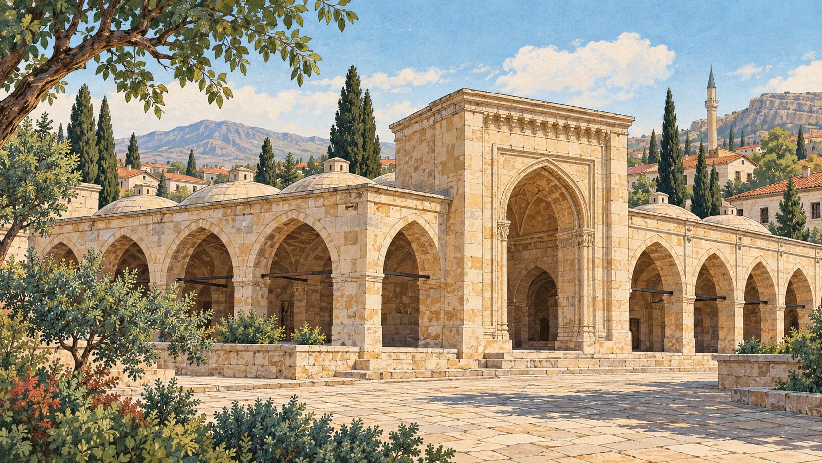 Zeyve Pazarı çizimi, Karaman