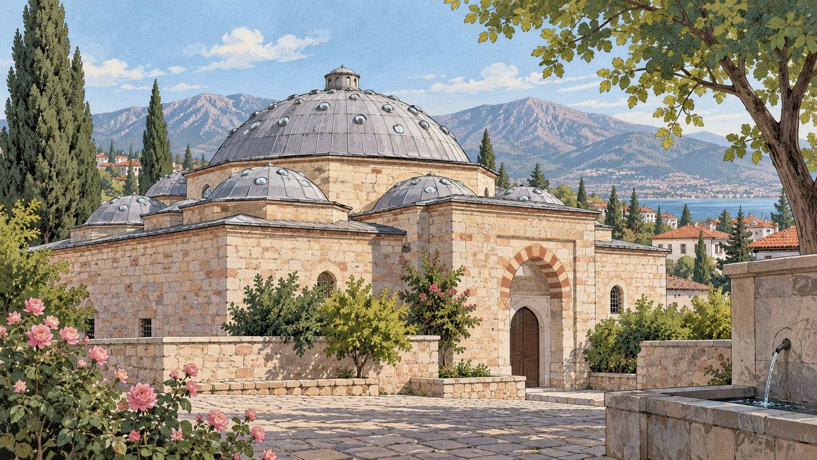 Illustration of Ziga Hot Springs, Aksaray
