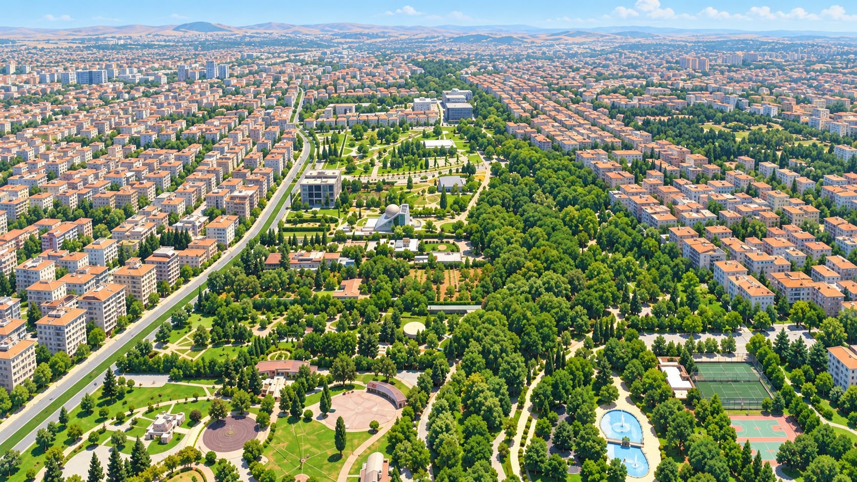 100th Anniversary Atatürk Culture Park çizimi, Gaziantep