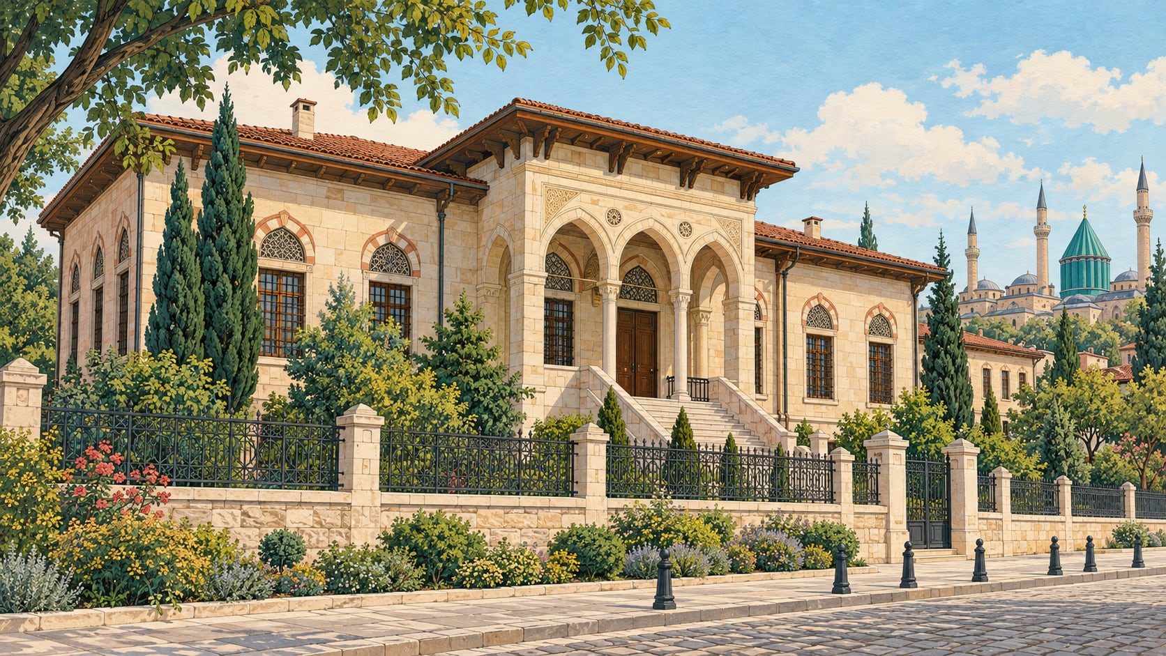A. R. İzzet Koyunoğlu City Museum çizimi, Konya