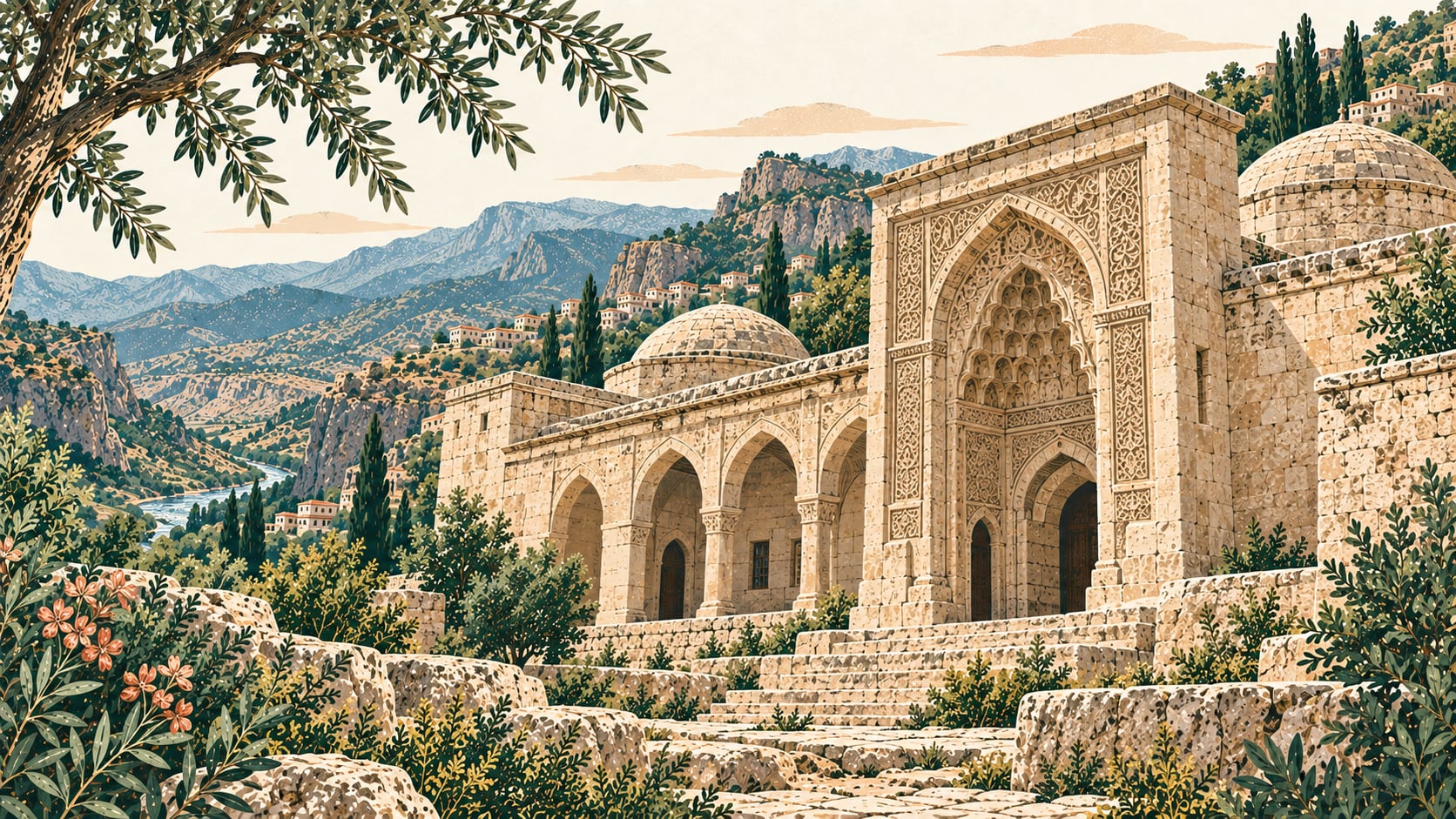 Abdaliye Medresesi çizimi, Şırnak