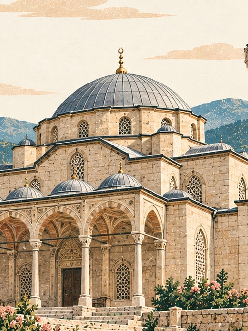 Ilustración: Mezquita de Abdülgaffar, Isparta