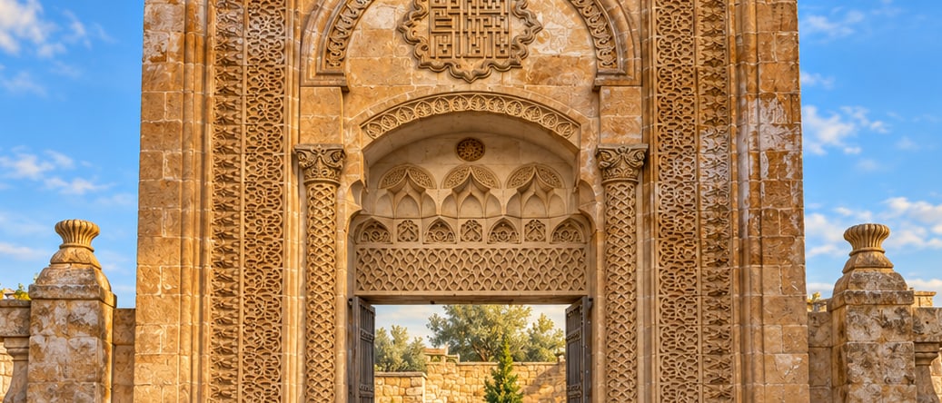 Abdüllatif Mosque / Latifiye Mosque çizimi, Mardin