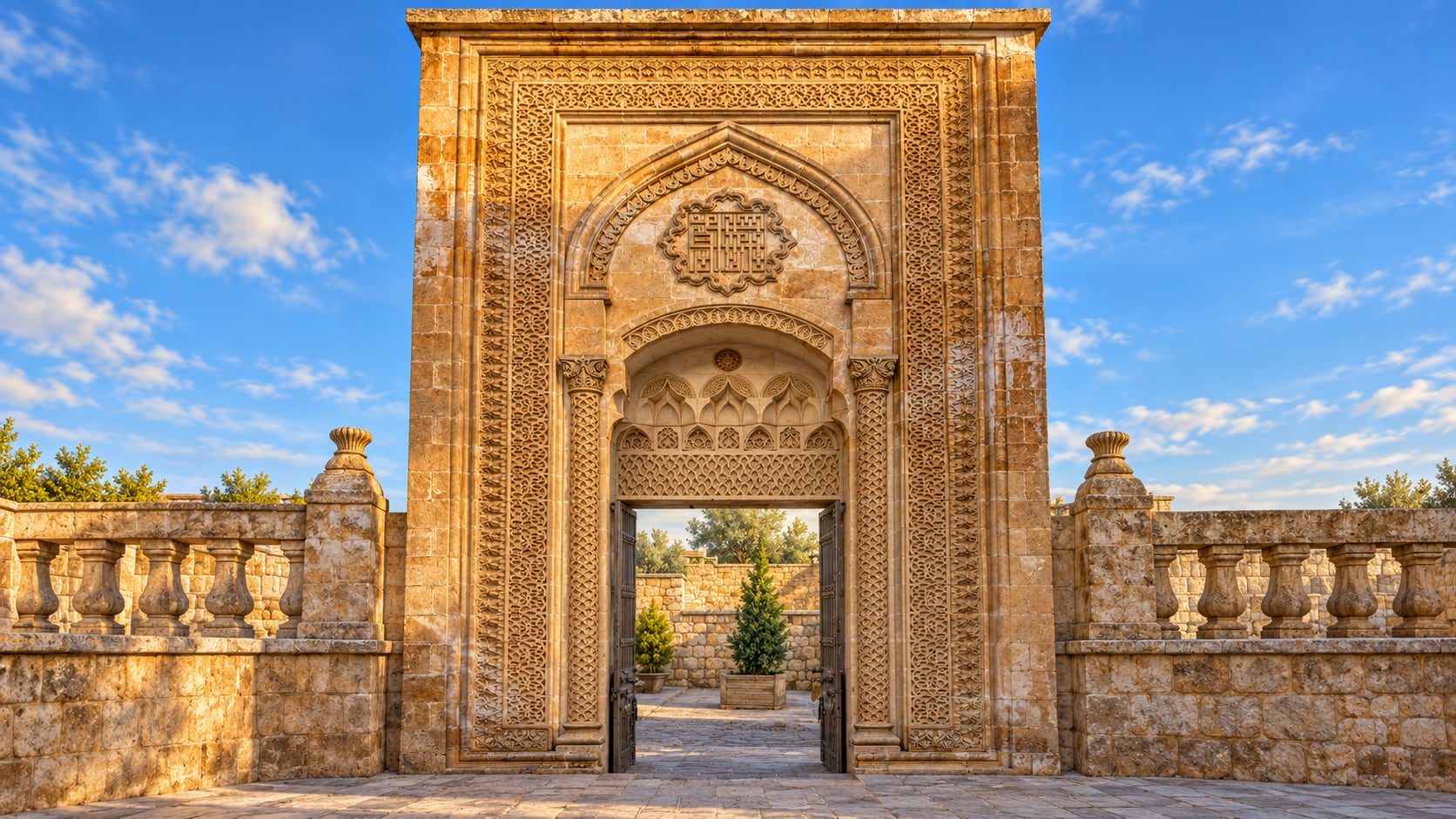 Abdüllatif Mosque / Latifiye Mosque çizimi, Mardin