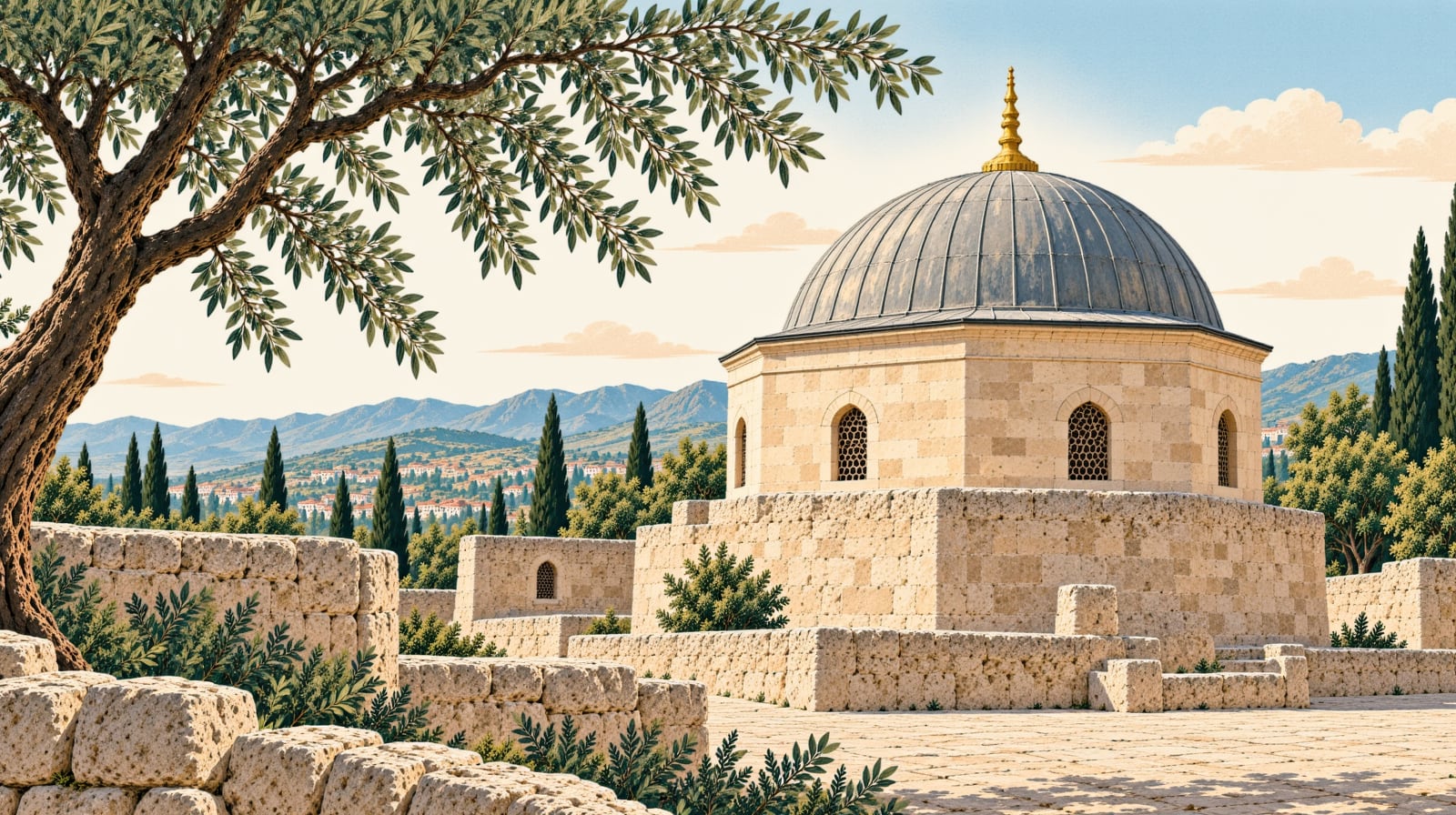 Abdurrahman Gazi Tomb çizimi, Bitlis