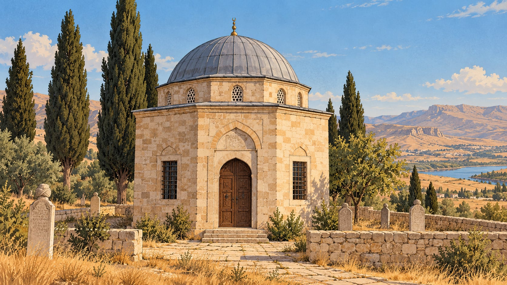 Abdurrahman-i Erzincan-i Tomb çizimi, Adıyaman