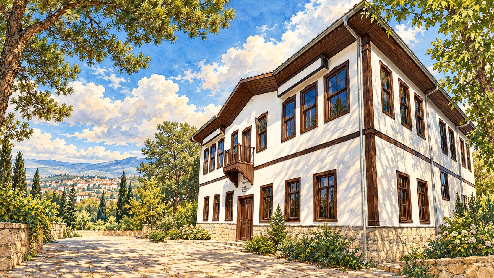 Abidinpaşa Pavilion National Struggle Museum çizimi, Ankara