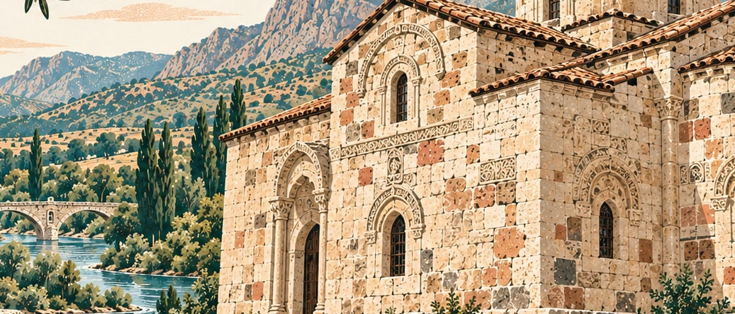 Abrenk Church çizimi, Erzincan