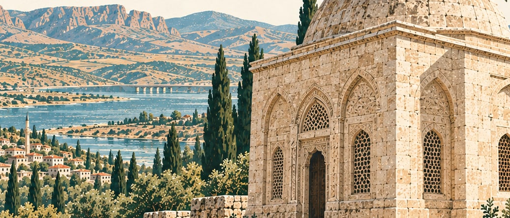 Abuzer Gaffari Tomb çizimi, Adıyaman