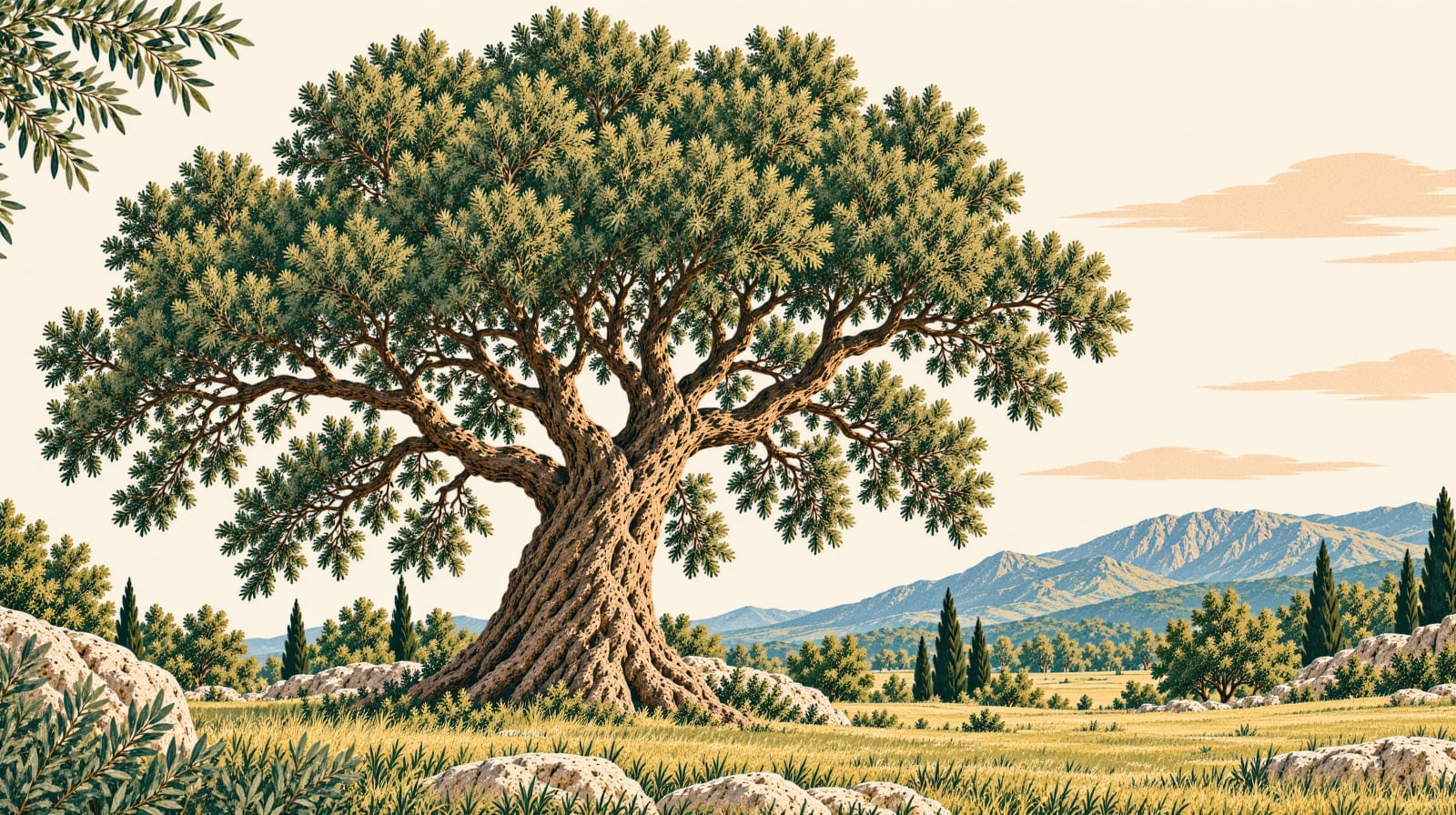 Acıkise Eastern Plane Tree Natural Monument çizimi, Adana