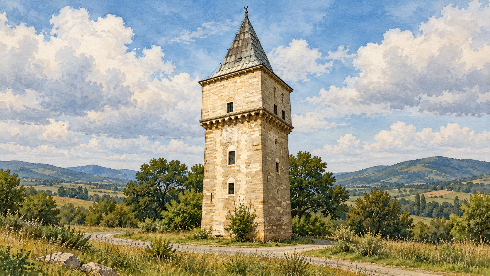 Justice Pavilion çizimi, Edirne