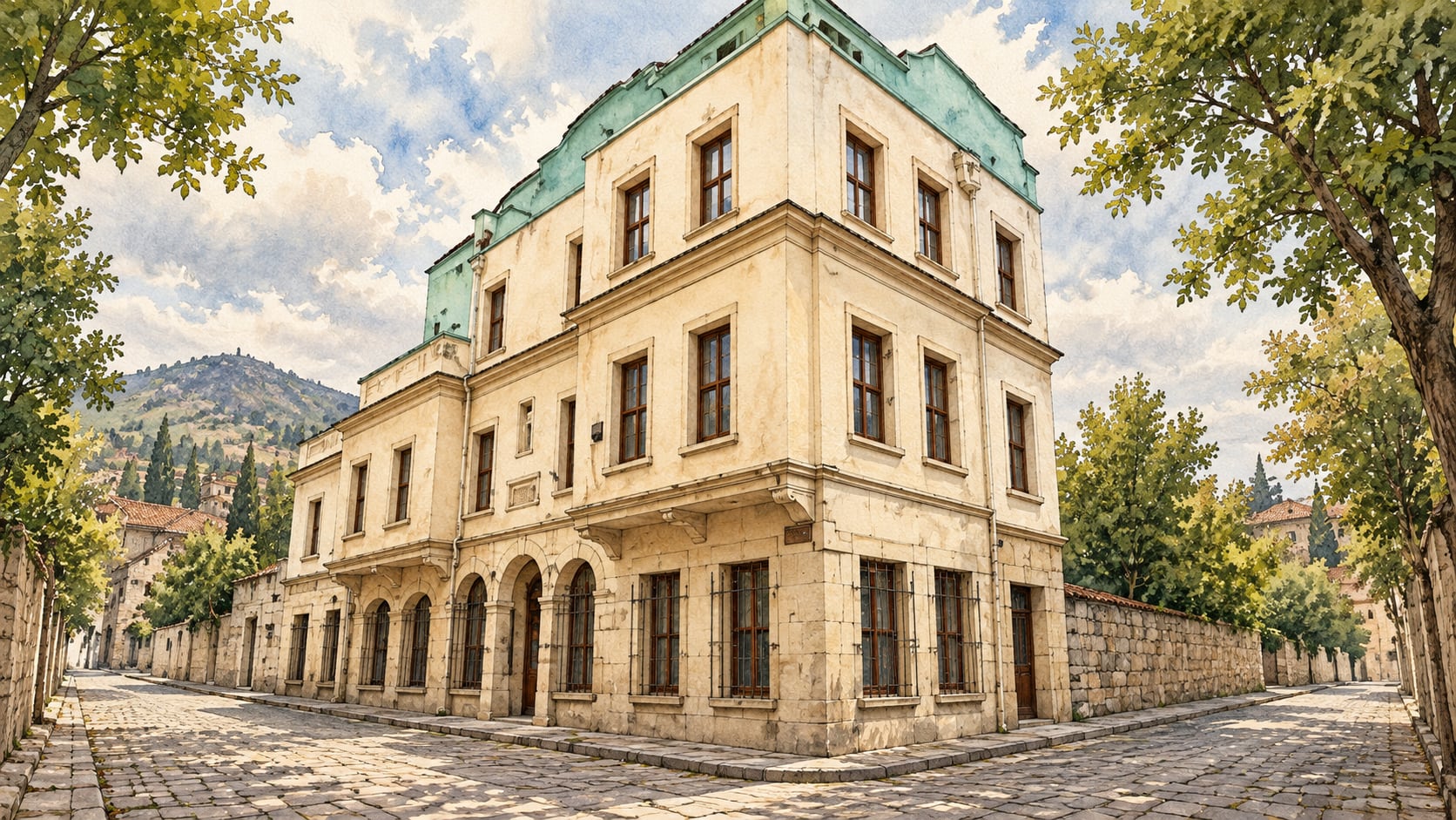 Adam Mickiewicz Museum çizimi, İstanbul