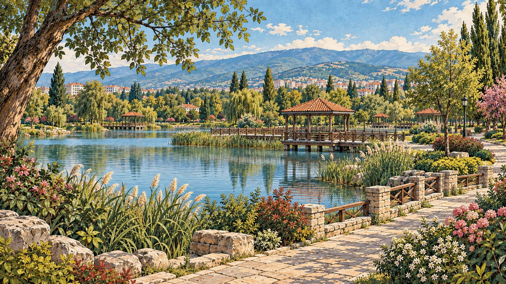 Adapazarı Yenikent Park çizimi, Sakarya
