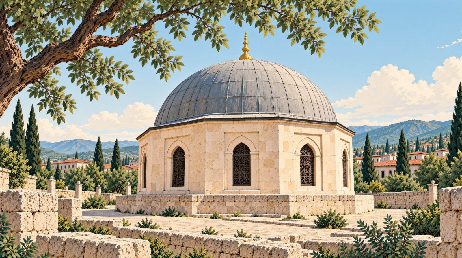 Adile Sultan Tomb çizimi, İstanbul