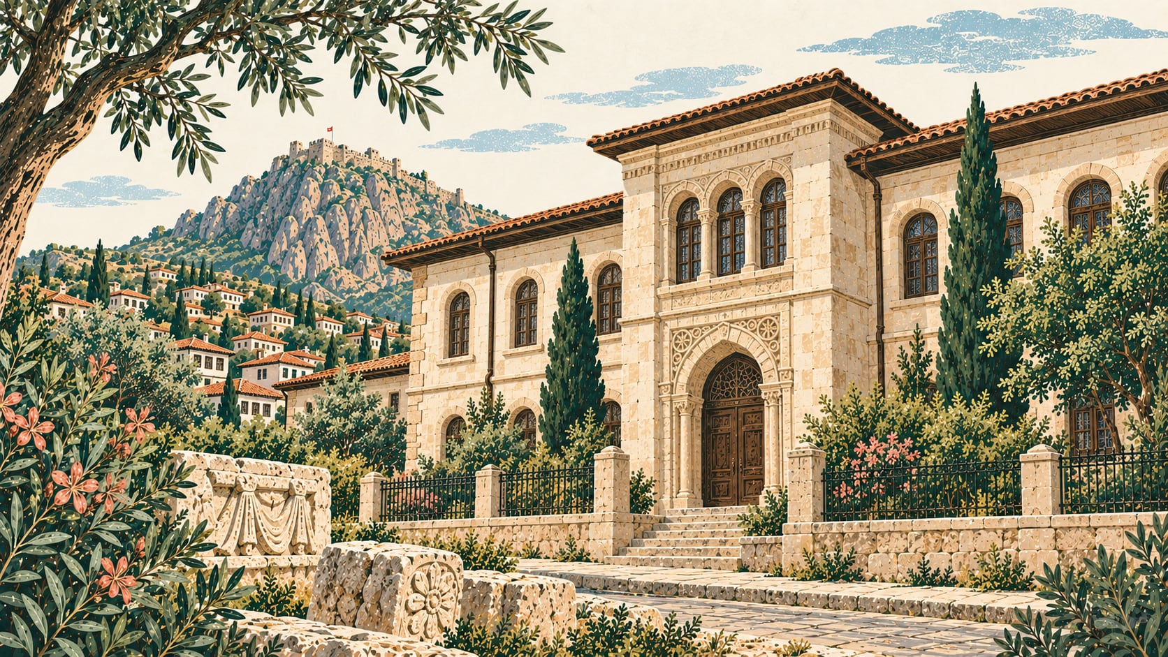 Afyonkarahisar Museum çizimi, Afyonkarahisar