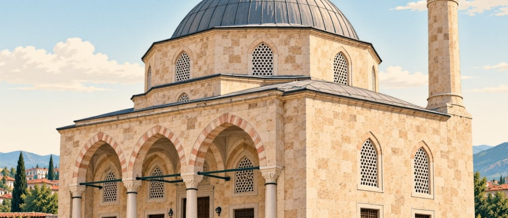 Ağa Mosque çizimi, Elazığ