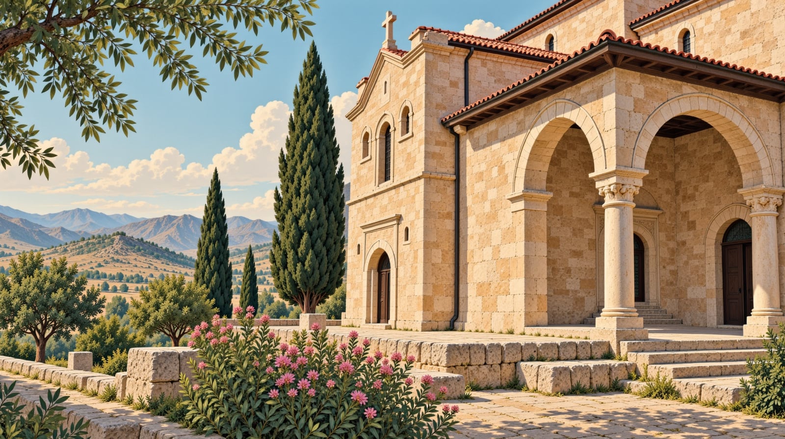 Ağaçaltı Church çizimi, Aksaray