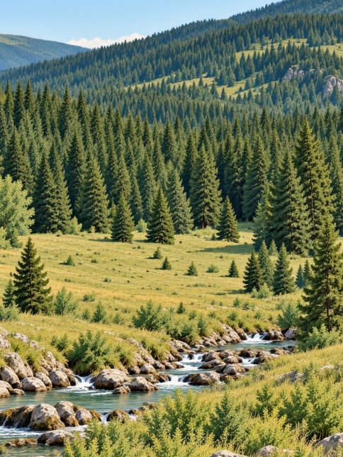 Ilustración: Parque natural de Ağaçbaşı, Giresun