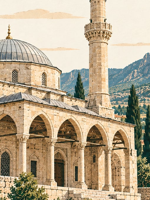 Ilustración: Mezquita de Ağcabey, Osmaniye