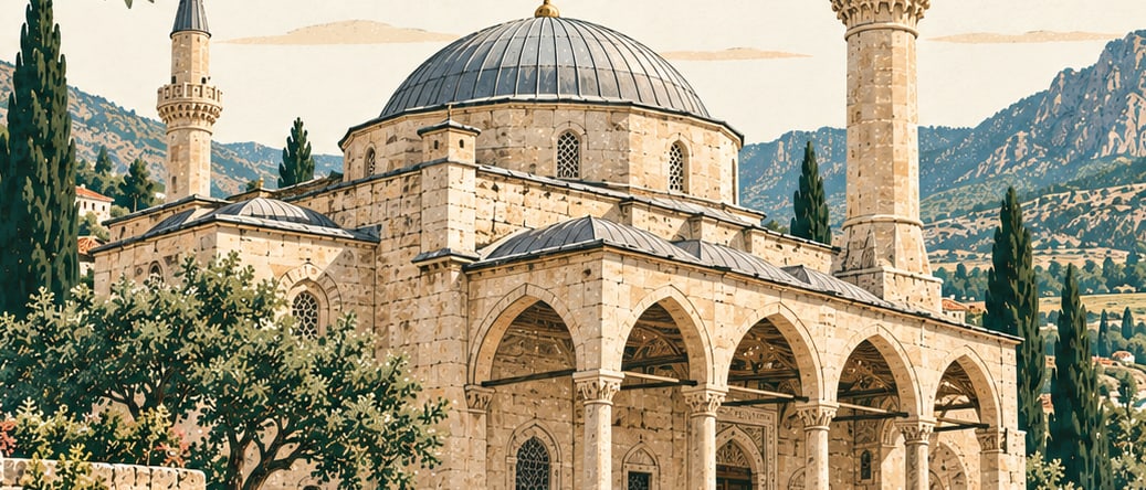 Ağcabey Mosque çizimi, Osmaniye