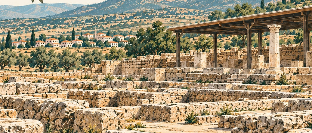Ağcakent Archaeological Site çizimi, Kilis