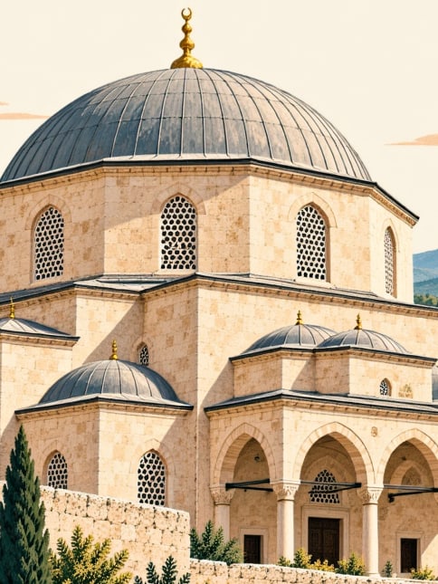 Ilustración: Mezquita de Ahi Elvan, Ankara
